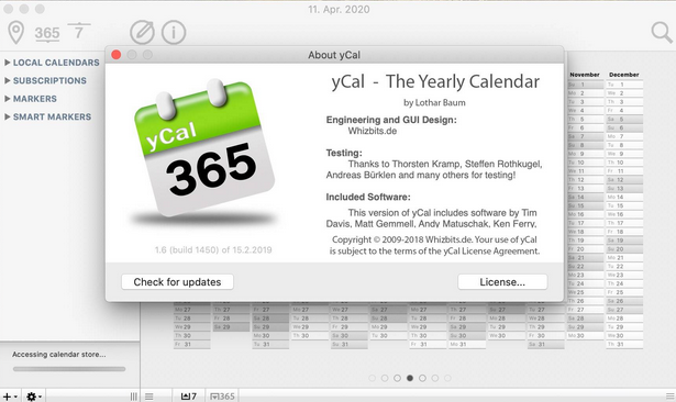 yCal For Mac截图