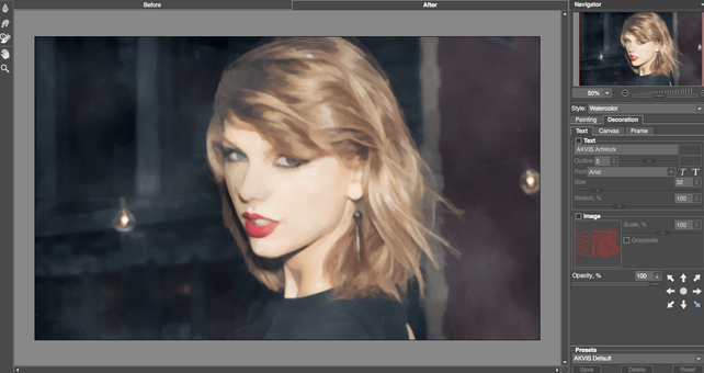 AKVIS ArtWork Plugin For Mac截图