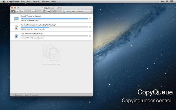 CopyQueue For Mac截图