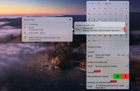 CalendarMenu For Mac截图
