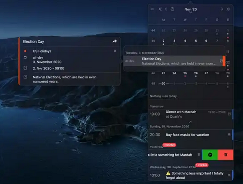 CalendarMenu For Mac截图