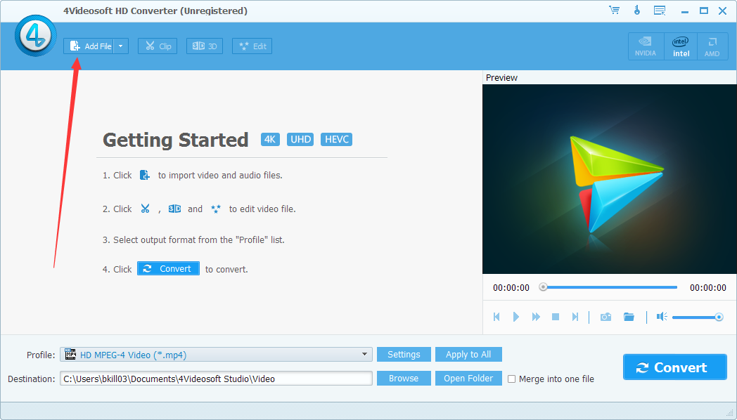 4Videosoft HD Converter for Mac截图