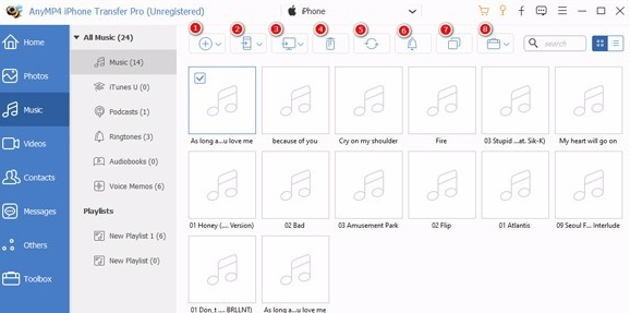 AnyMP4 iPhone Transfer for Mac截图