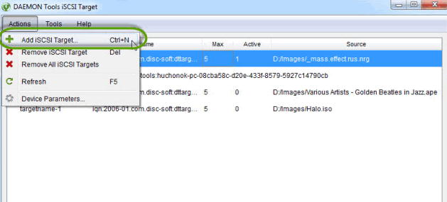 DAEMON Tools iSCSI Target For Mac截图