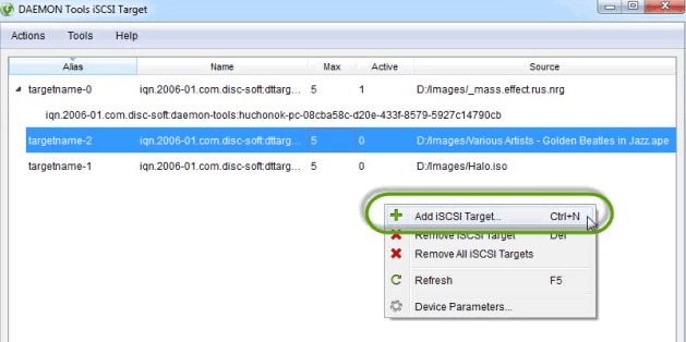 DAEMON Tools iSCSI Target For Mac截图