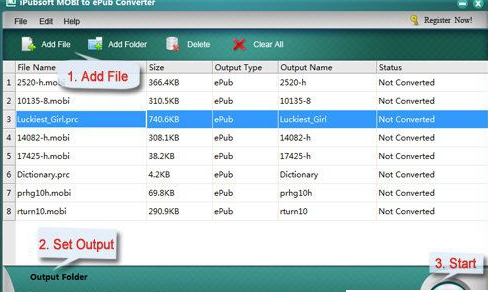 iPubsoft MOBI to ePub Converter For Mac截图
