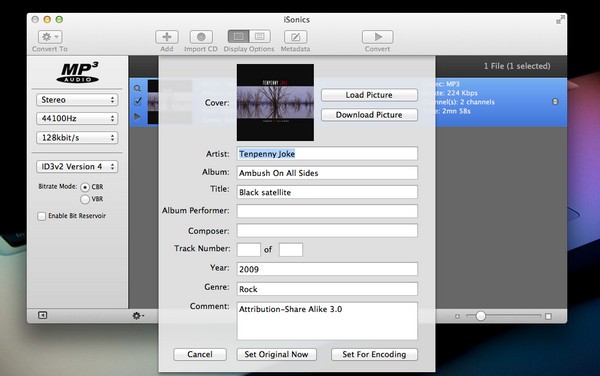 iSonics For Mac截图