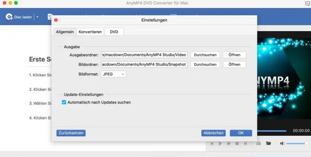 AnyMP4 DVD Converter for Mac截图