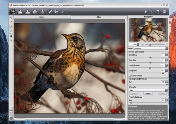 AKVIS Refocus Plugin For Mac截图