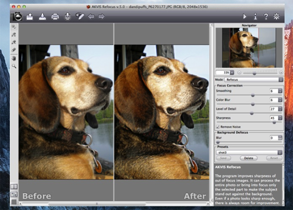 AKVIS Refocus Plugin For Mac截图