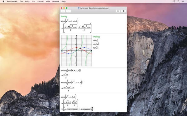 PocketCAS For Mac截图
