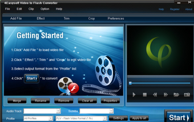 4Easysoft Video to Flash Converter截图