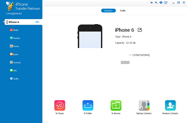 4Videosoft Mac iPhone 4 Transfer Platinum截图
