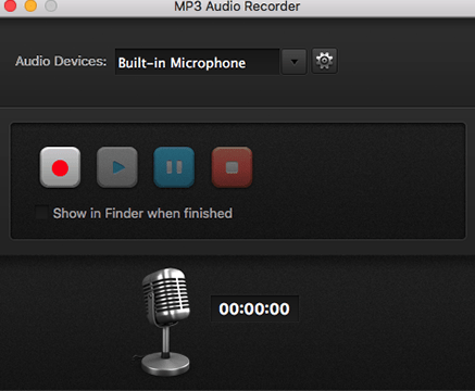 MP3 Audio Recorder For Mac截图