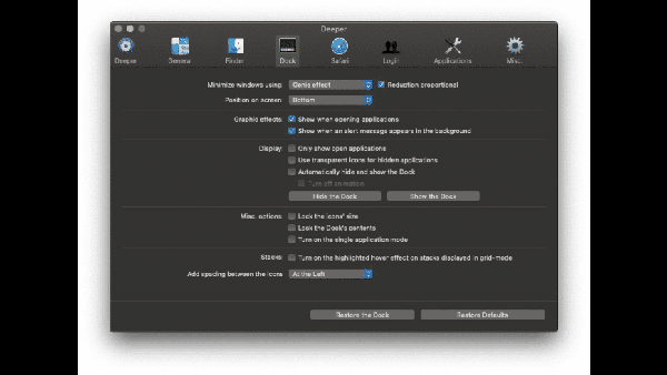 Deeper For Mac OS X 10.8 (MOUNTAIN LION)截图