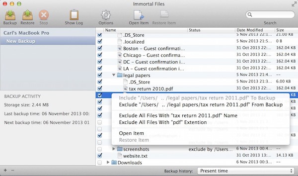 Immortal Files For Mac截图