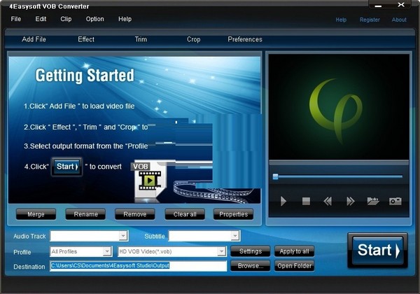 4Easysoft Mac VOB Converter截图