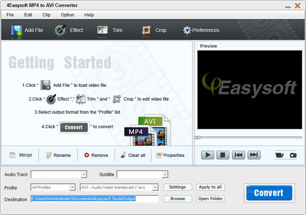 4Easysoft Mac MP4 to AVI Converter截图