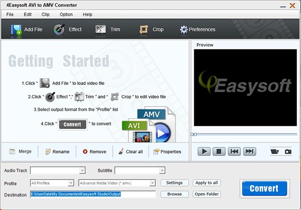 4Easysoft AVI to AMV Converter for Mac截图