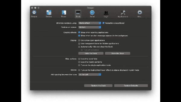 Deeper For Mac OS X 10.9 (MAVERICKS)截图