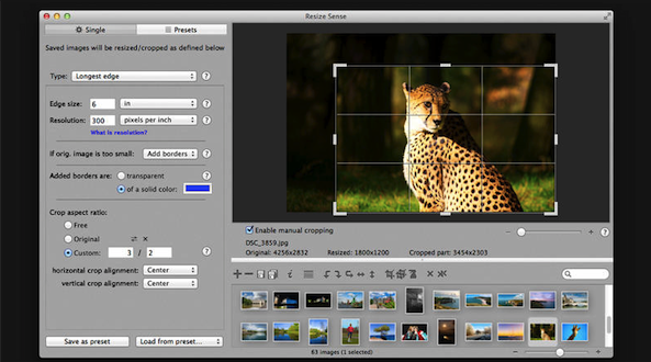 Resize Sense For Mac截图