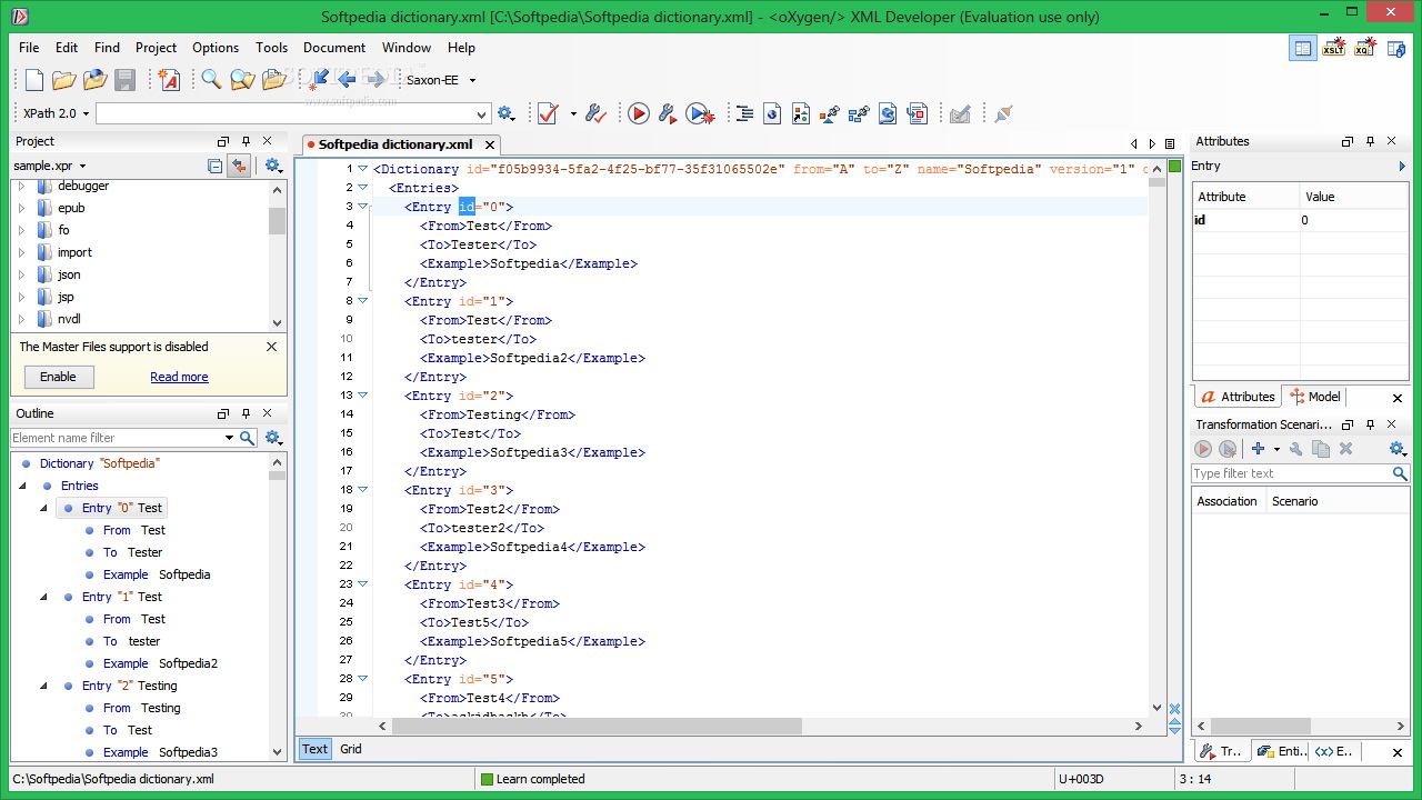 oXygen XML Developer For Mac OS X 10.6 and later截图