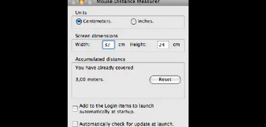 Mouse Distance Measurer For Mac截图