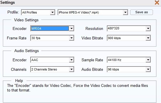 4Easysoft Mac iPhone Video Converter截图