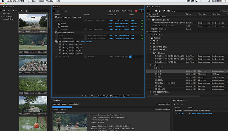 Adobe Media Encoder Mac截图