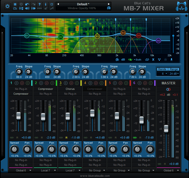 Blue Cat-s MB-7 Mixer For Mac VST截图