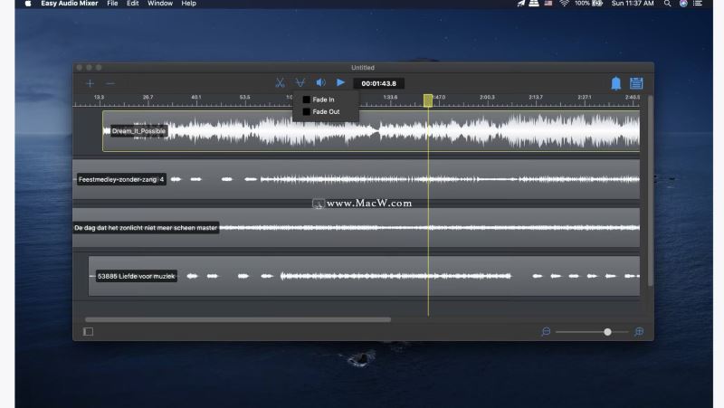 Easy Audio Mixer for Mac截图