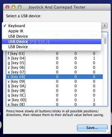 Joystick And Gamepad Tester For Mac截图