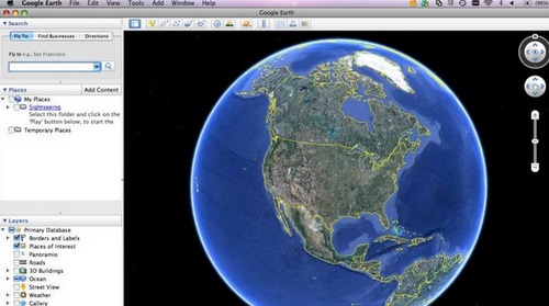Google Earth谷歌地球 for Mac截图