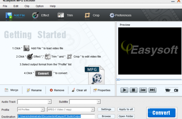 4Easysoft Mac MPG Encoder截图