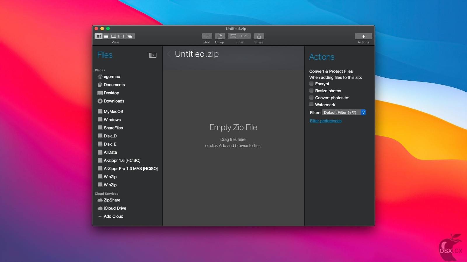 WinZip Mac Pro截图