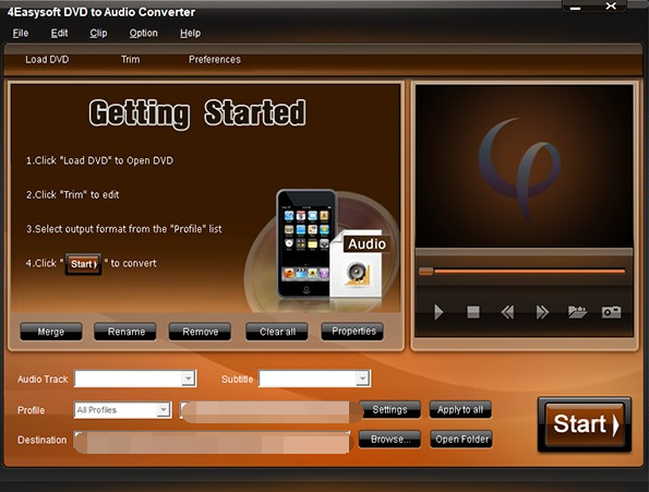 4Easysoft Mac DVD to Audio Converter截图