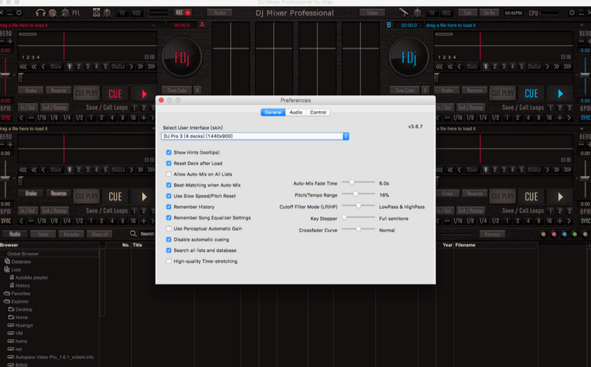 DJ Mixer Professional For Mac截图