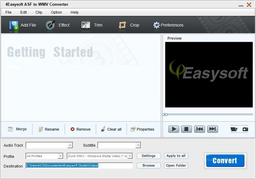4Easysoft Mac ASF to WMV Converter截图