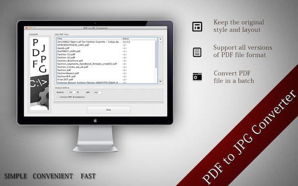 PDF转JPG转换器Mac截图