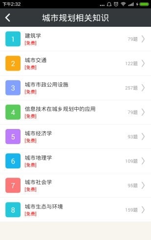 注册城市规划师总题库截图