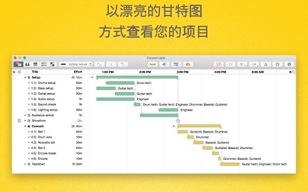 OmniPlan Pro 4 Mac截图