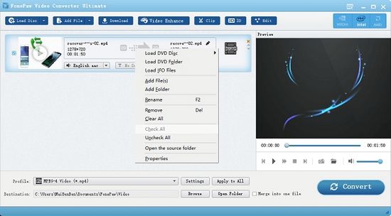 FonePaw Video Converter Ultimate MAC截图