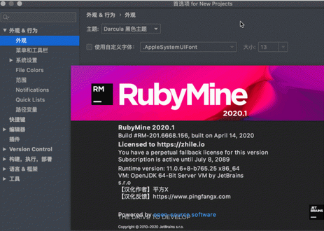 RubyMine 2021 Mac截图