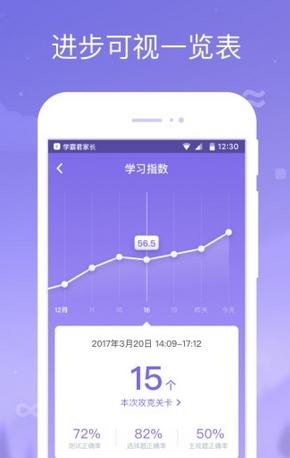 学霸君1对1家长端截图