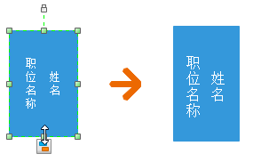 在亿图图示edraw Max里将文字竖向显示方法介绍截图