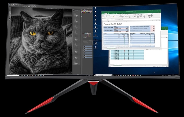 日本JapanNext发布曲面超宽屏电竞显示器，堪称极品截图