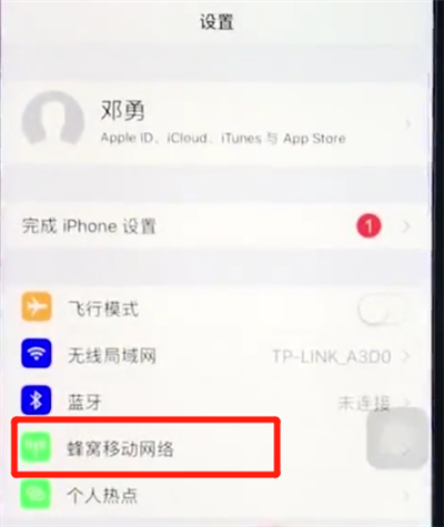 ios12关闭APP使用流量的详细操作截图