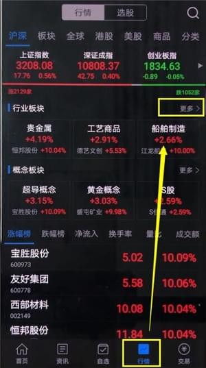 东方财富app中看股票的操作流程介绍