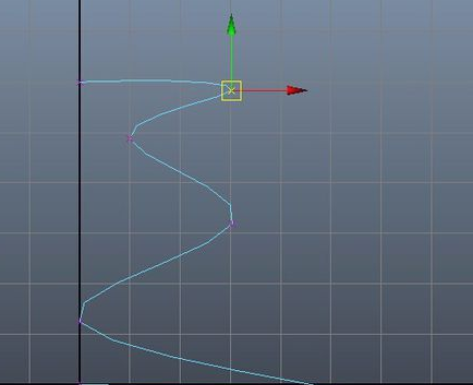 maya使用revolve命令制作杯子的图文操作截图