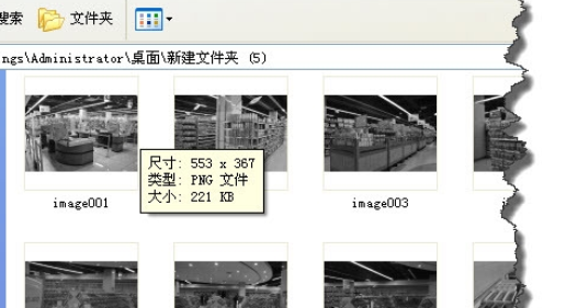 Snagit批量将图片转成黑白图片的操作过程截图